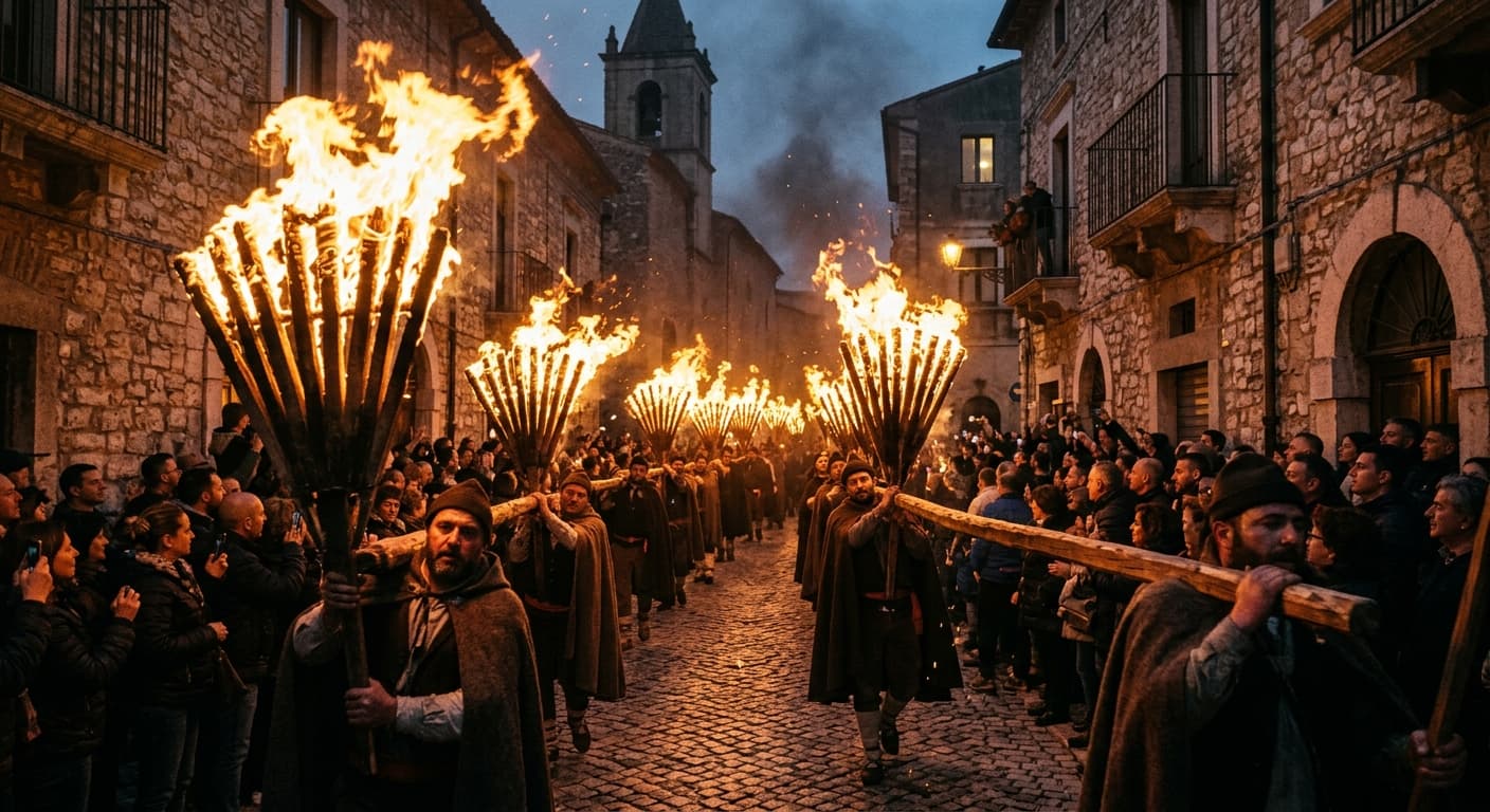 La ‘ndocciata di Agnone
