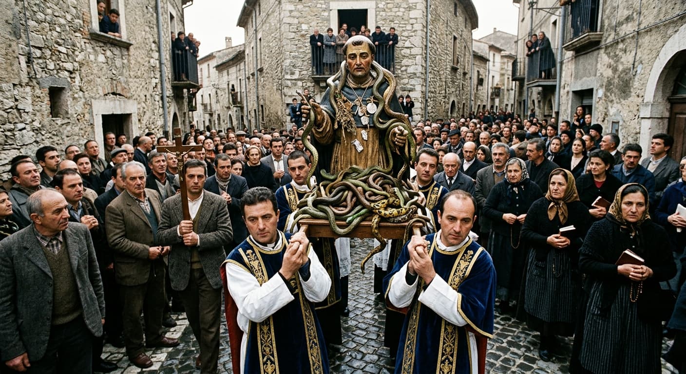 La processione dei Serpari