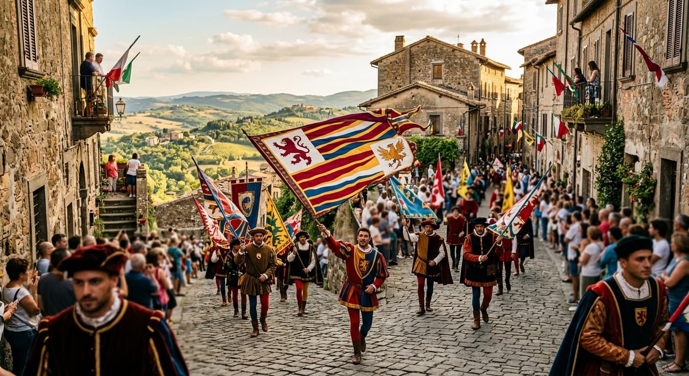 Palio di Sant&rsquo;Anselmo e Sagra del Biscotto Bomarzo