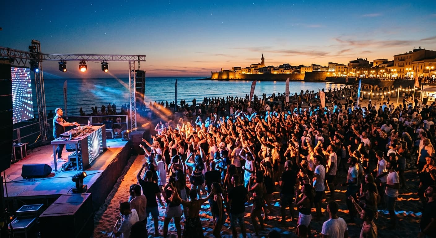 Radio Deejay ad Alghero