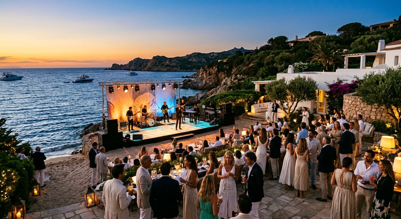 Robbie Williams a Porto Cervo