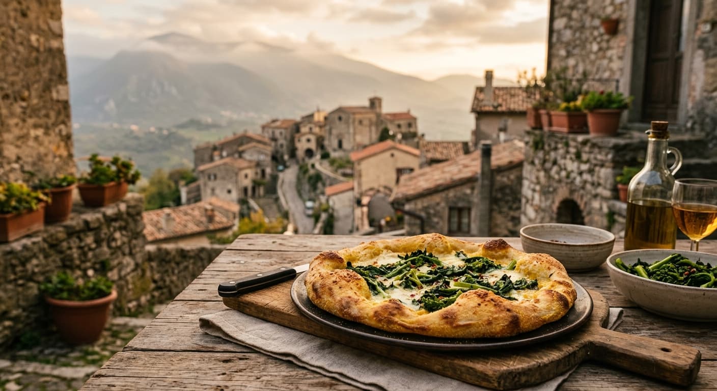 Sagra della pizza gialla e broccoletti