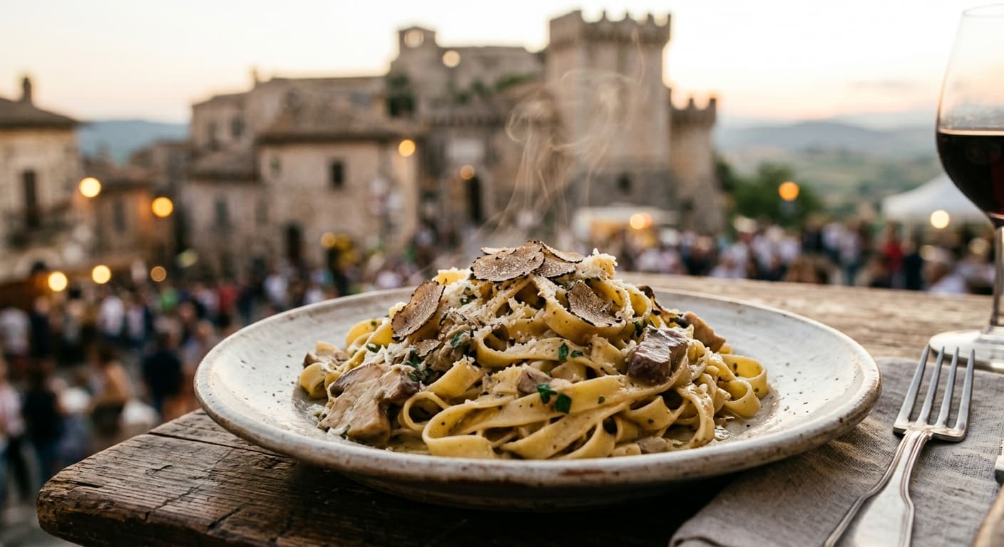 Sagra delle Fettuccine, Funghi Porcini e Tartufo