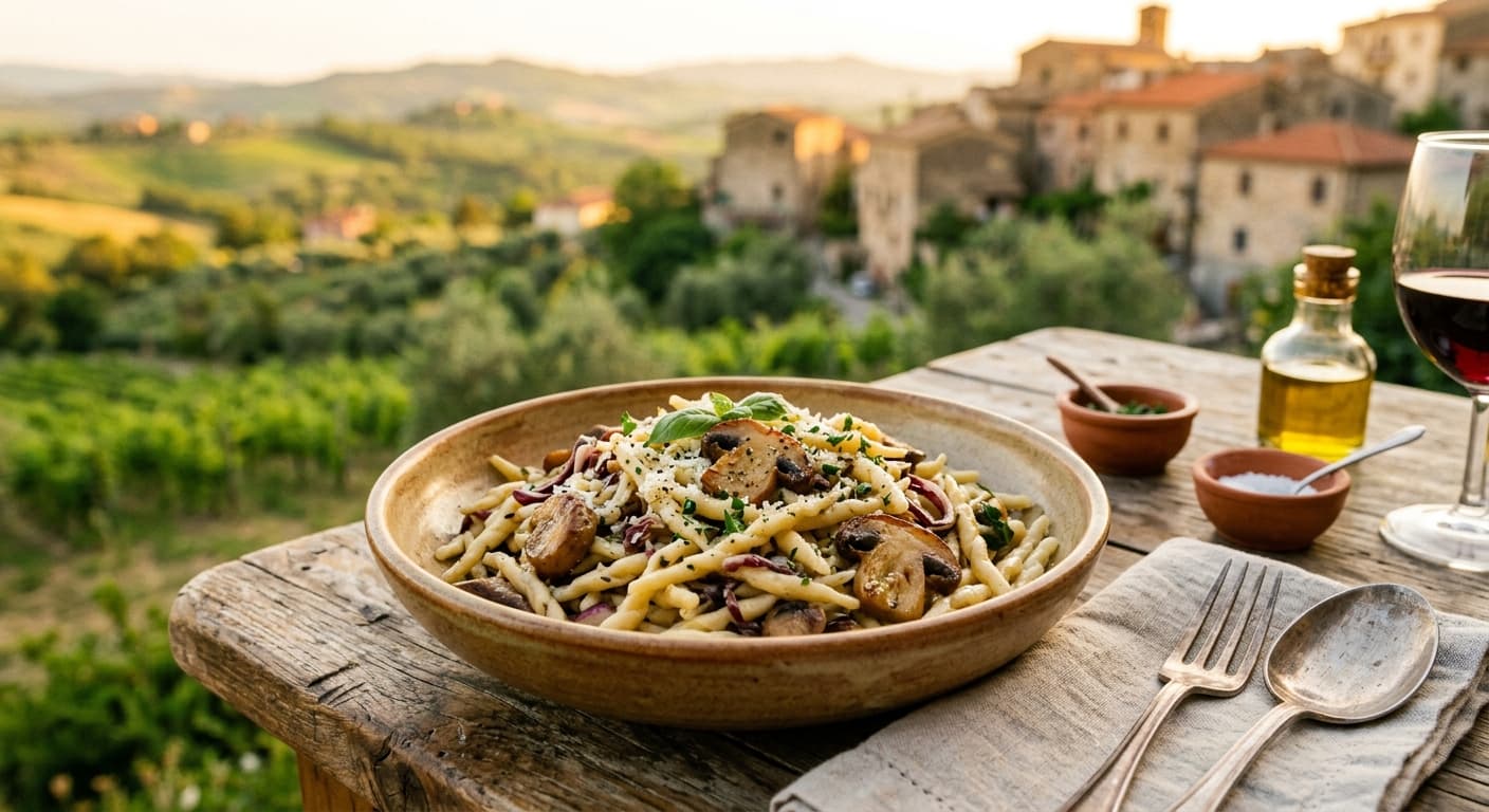 Sagra Trofie con Radicchio e Porcini