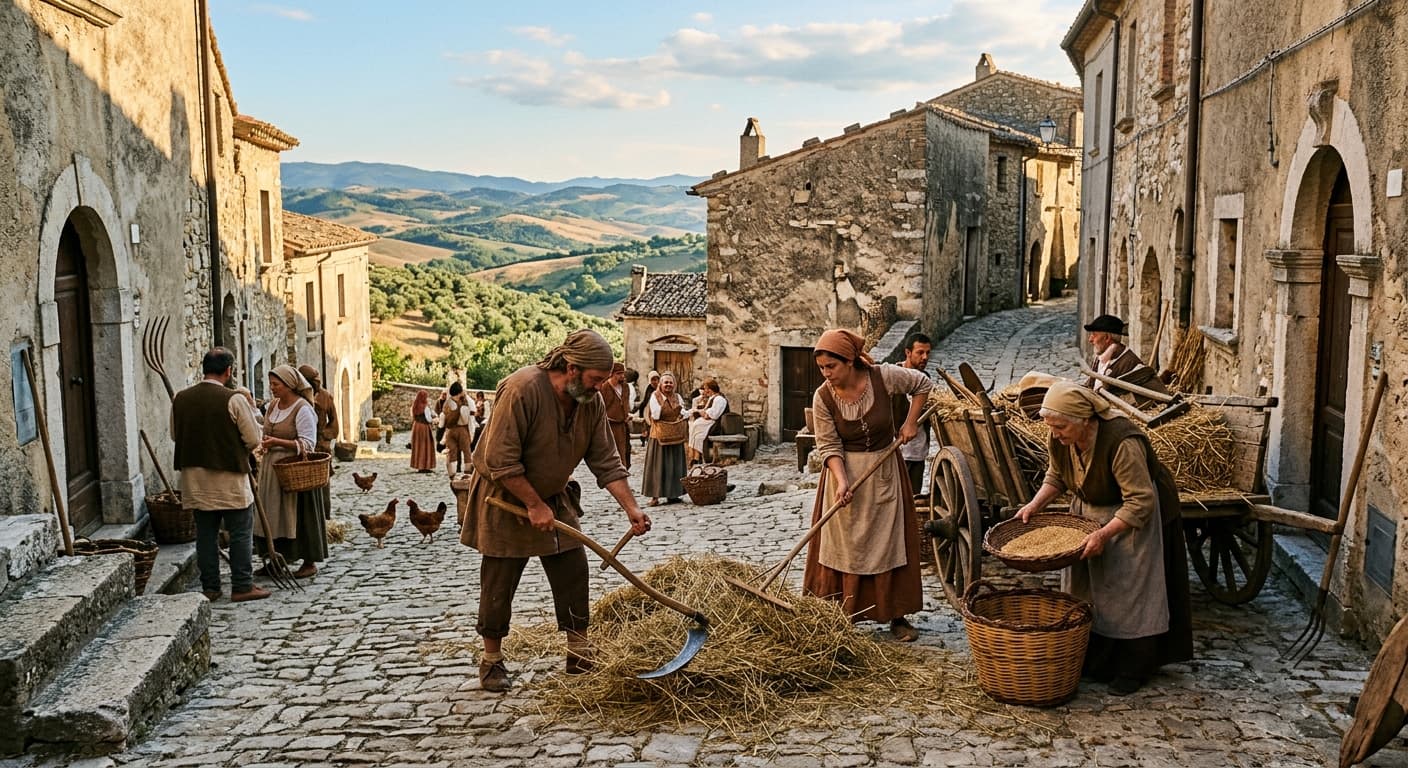 Giornata tipica del mietitore - Lu Muzz'c