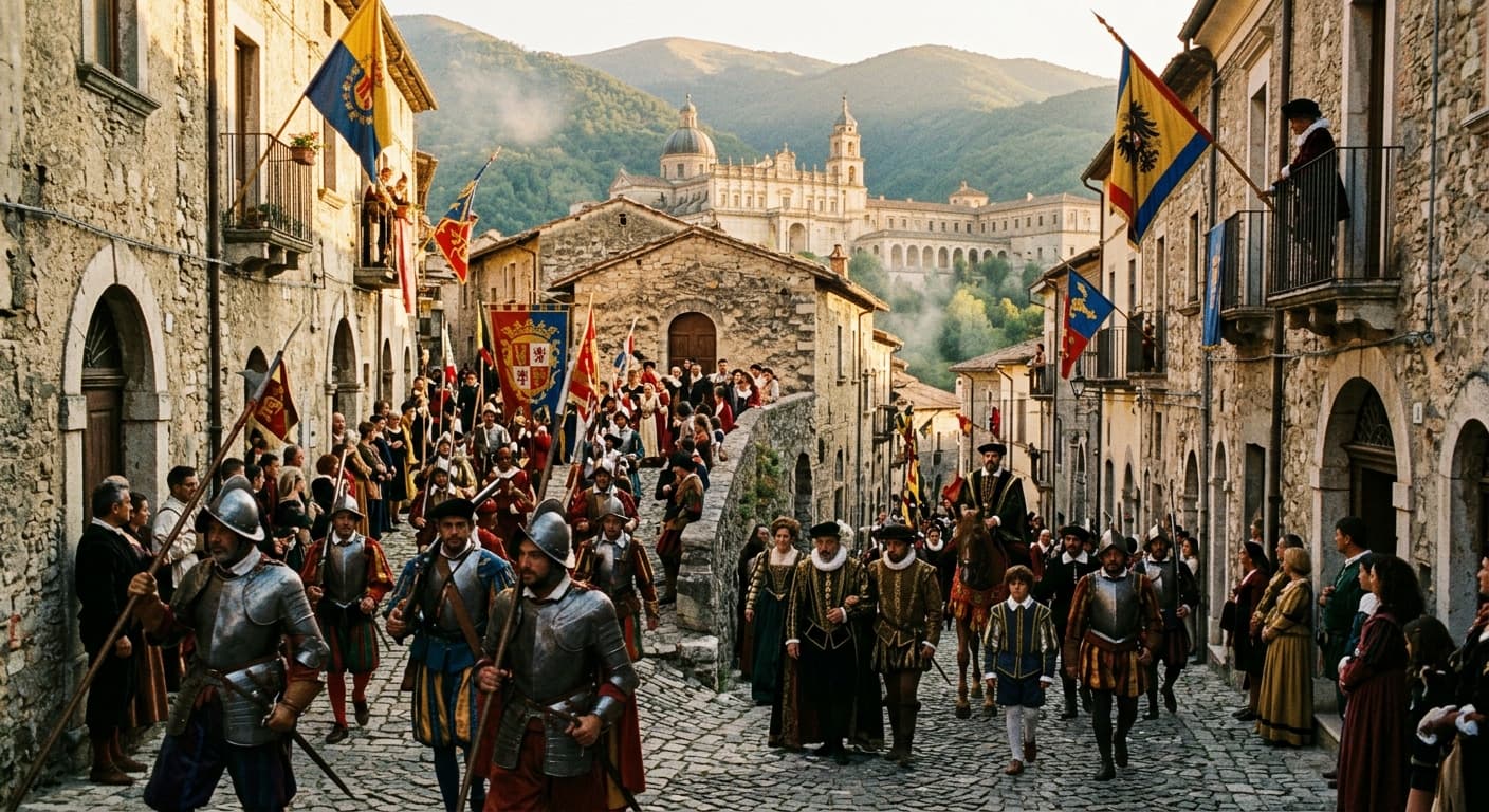 Padula in festa per Carlo V