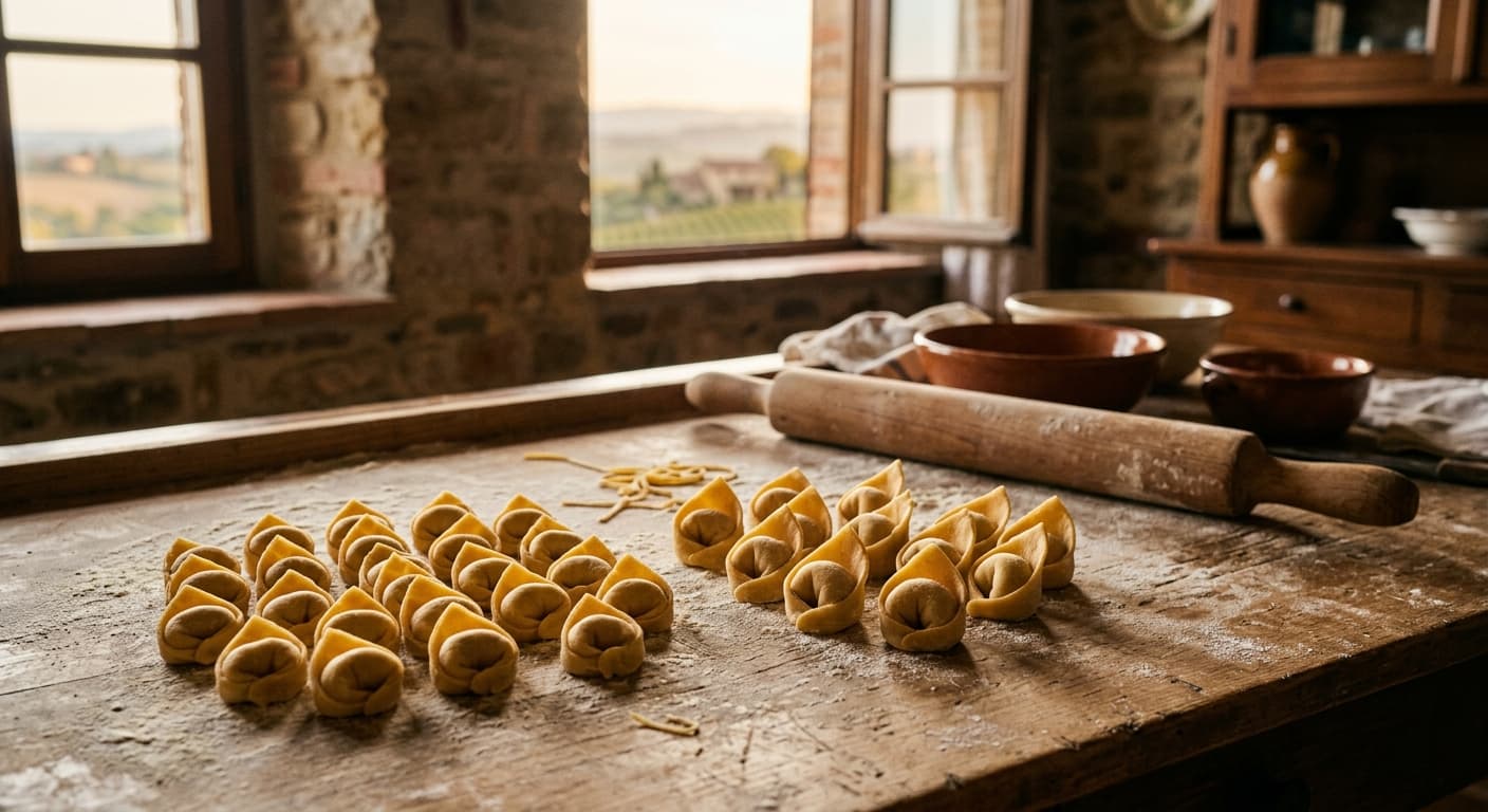 Pasta ripiena e cacciagione