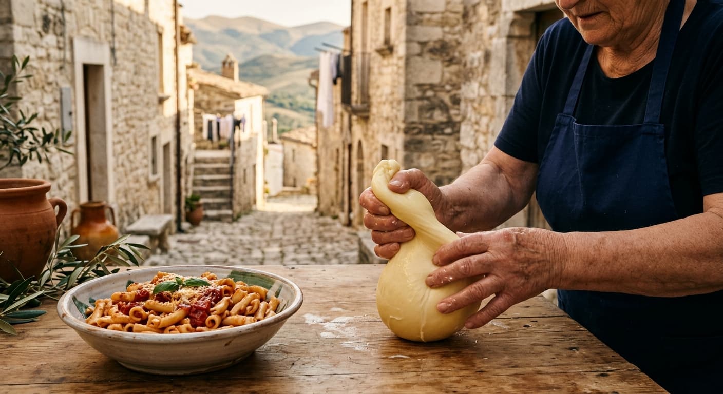 Sagra del caciocavallo, cicatell e acc'
