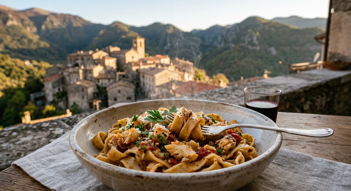 Sagra delle sagne co' gliĂą beccalĂ