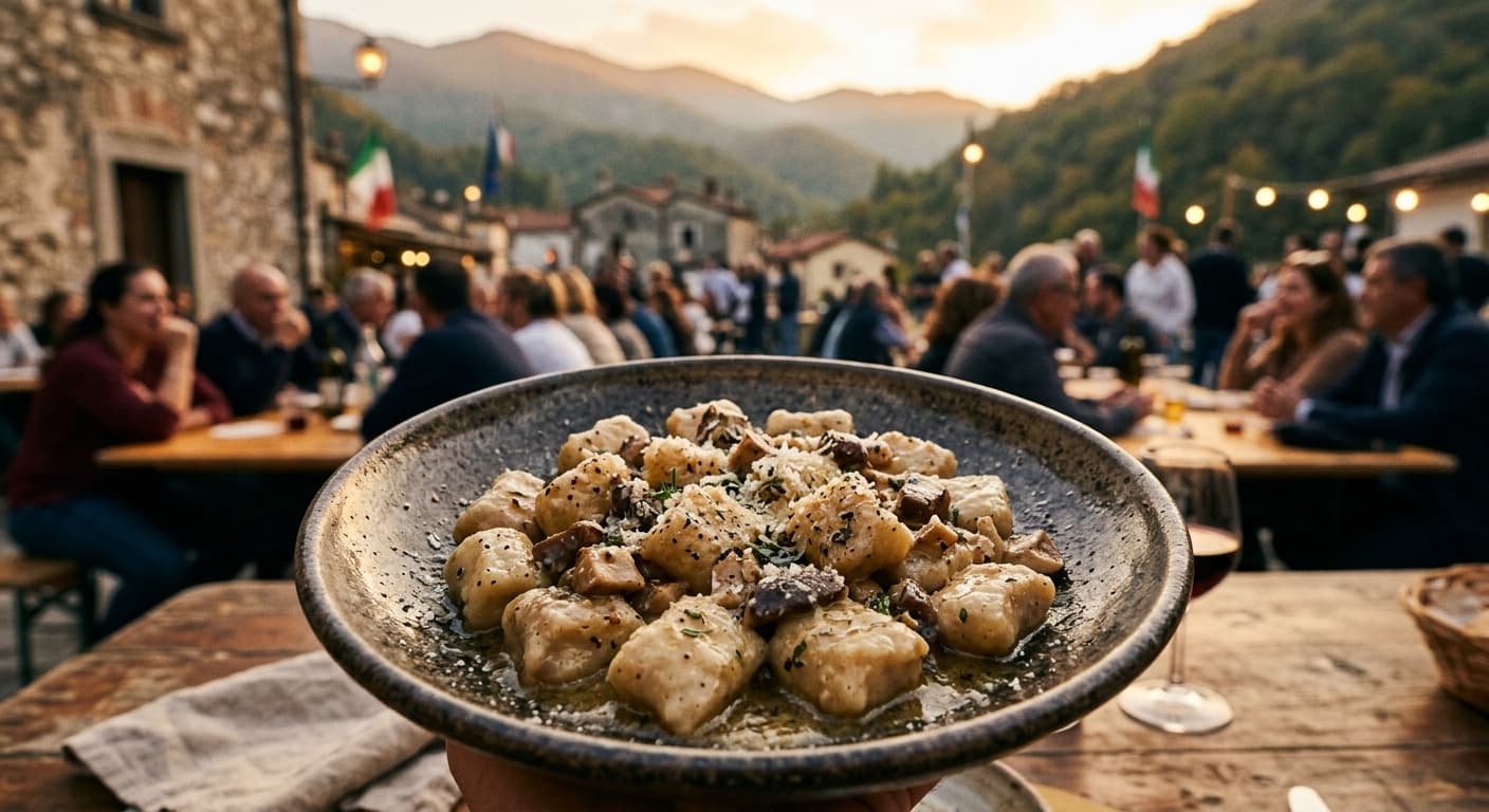 Sagra dello gnocco ai funghi porcini