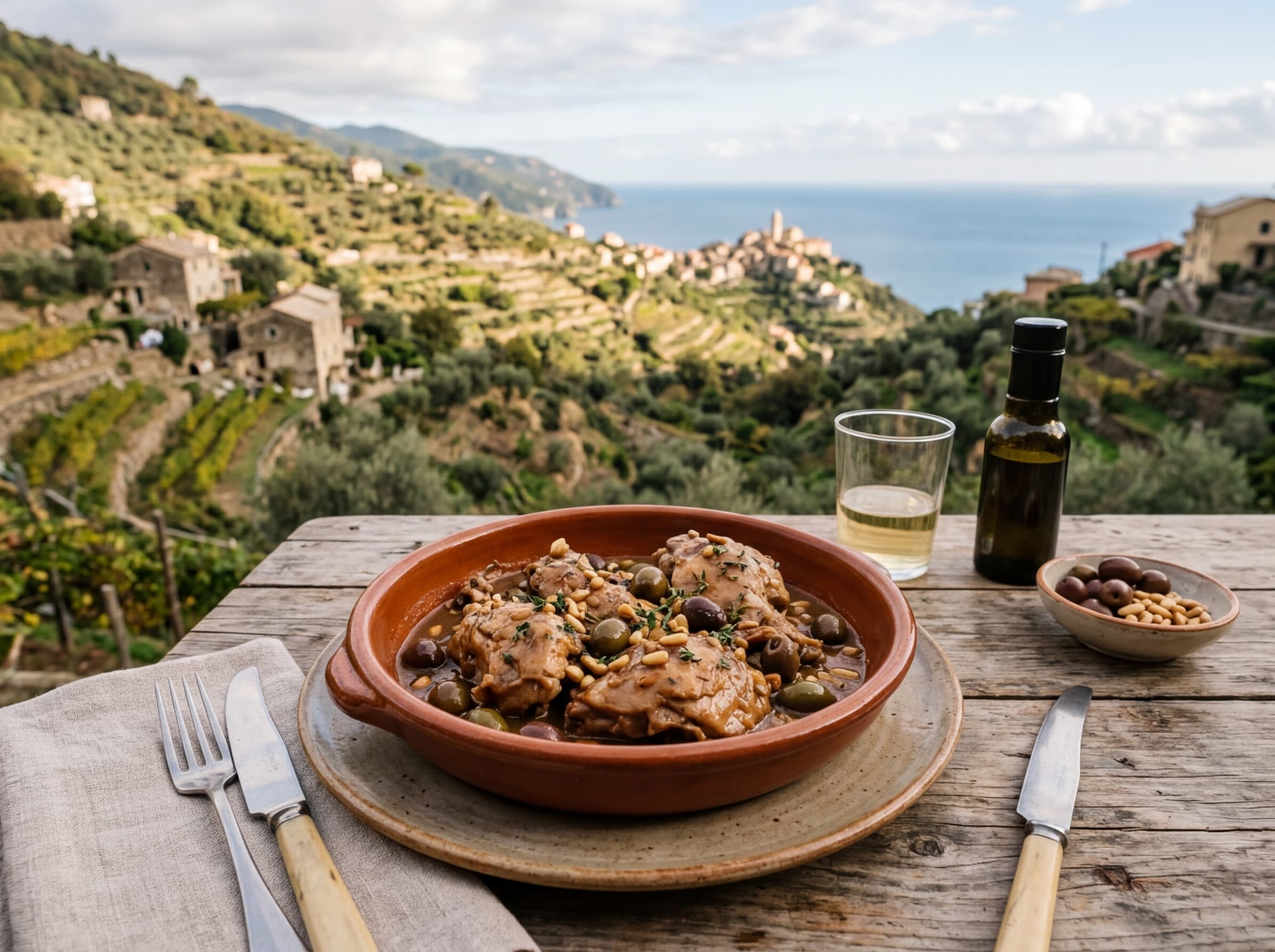 Coniglio alla Ligure