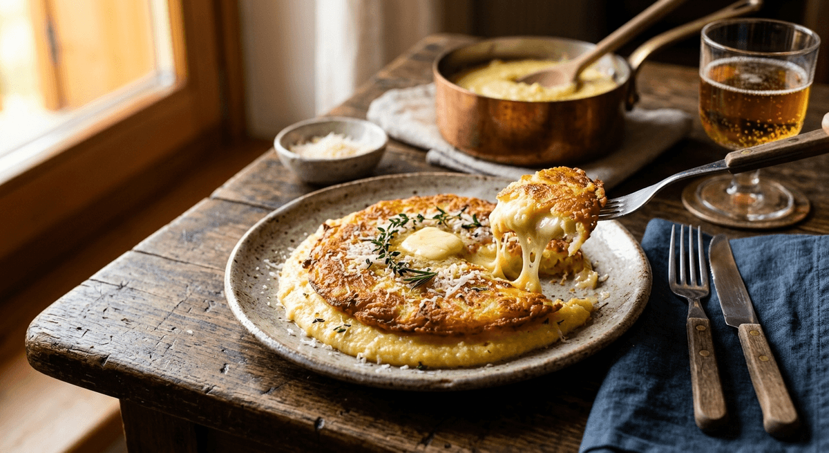 Frico con polenta