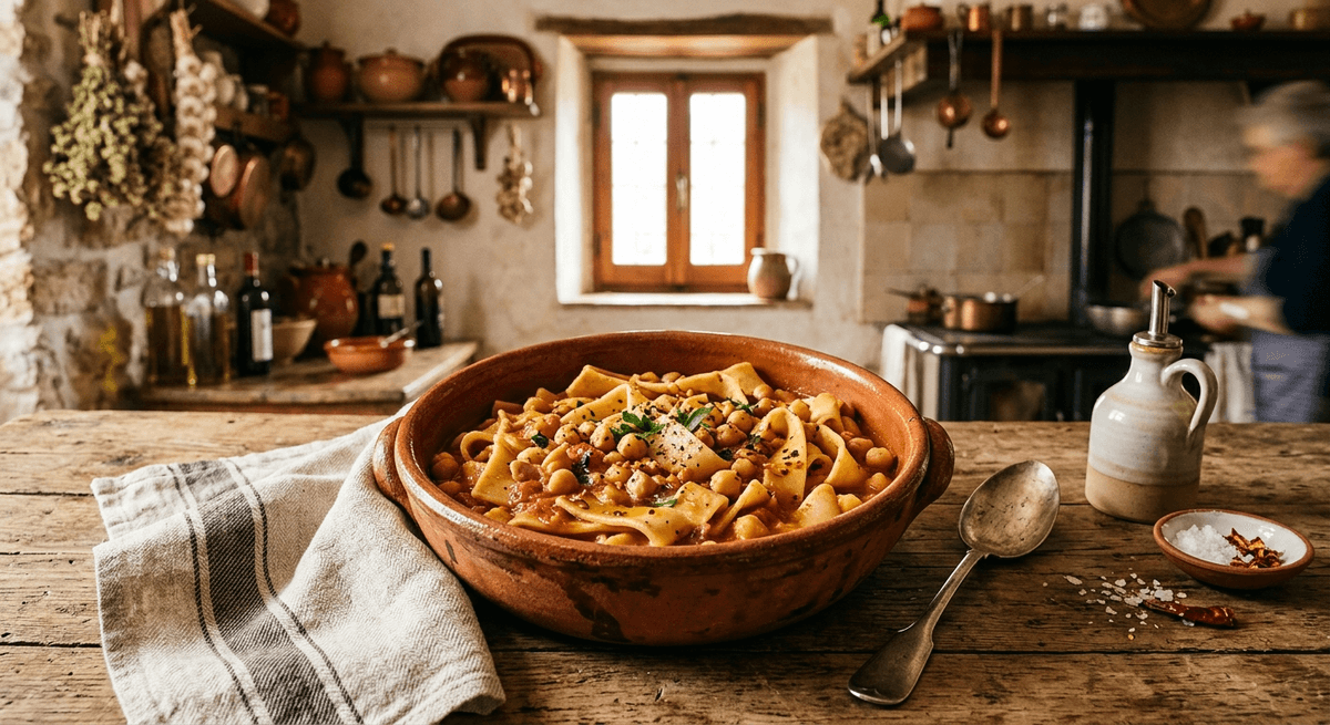 Lagane e Ceci alla Calabrese