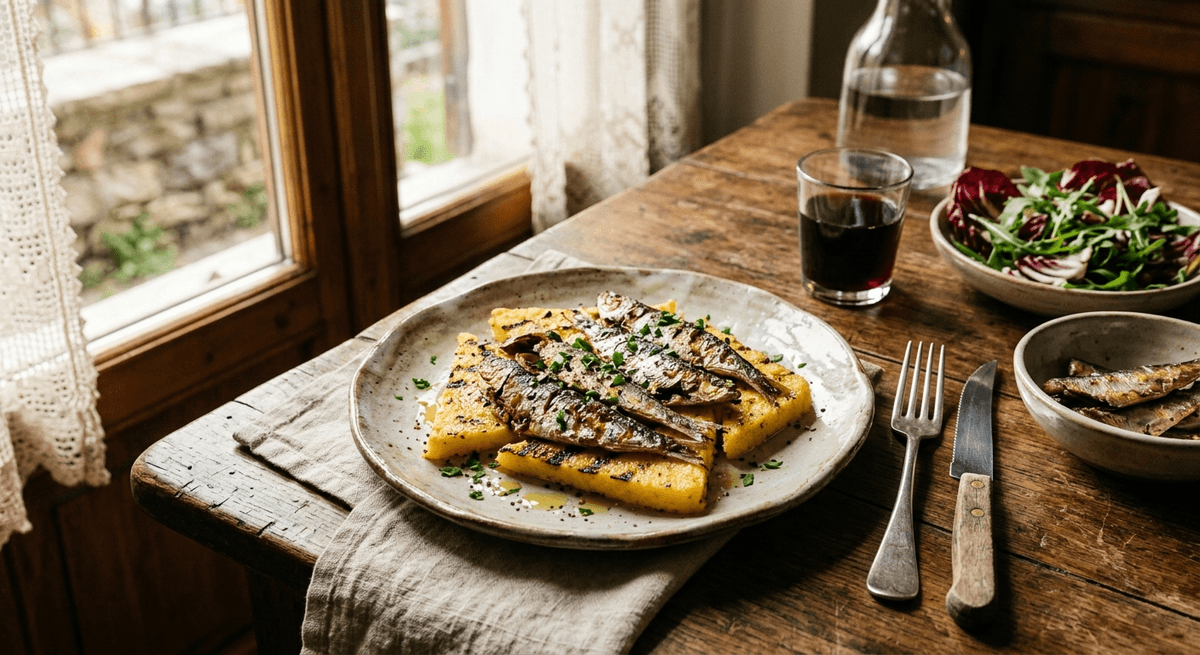 Missoltini con polenta