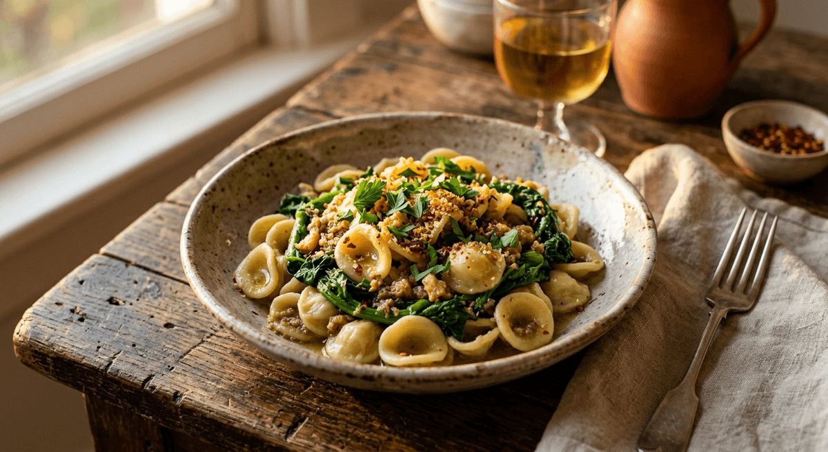 Orecchiette alle cime di rapa