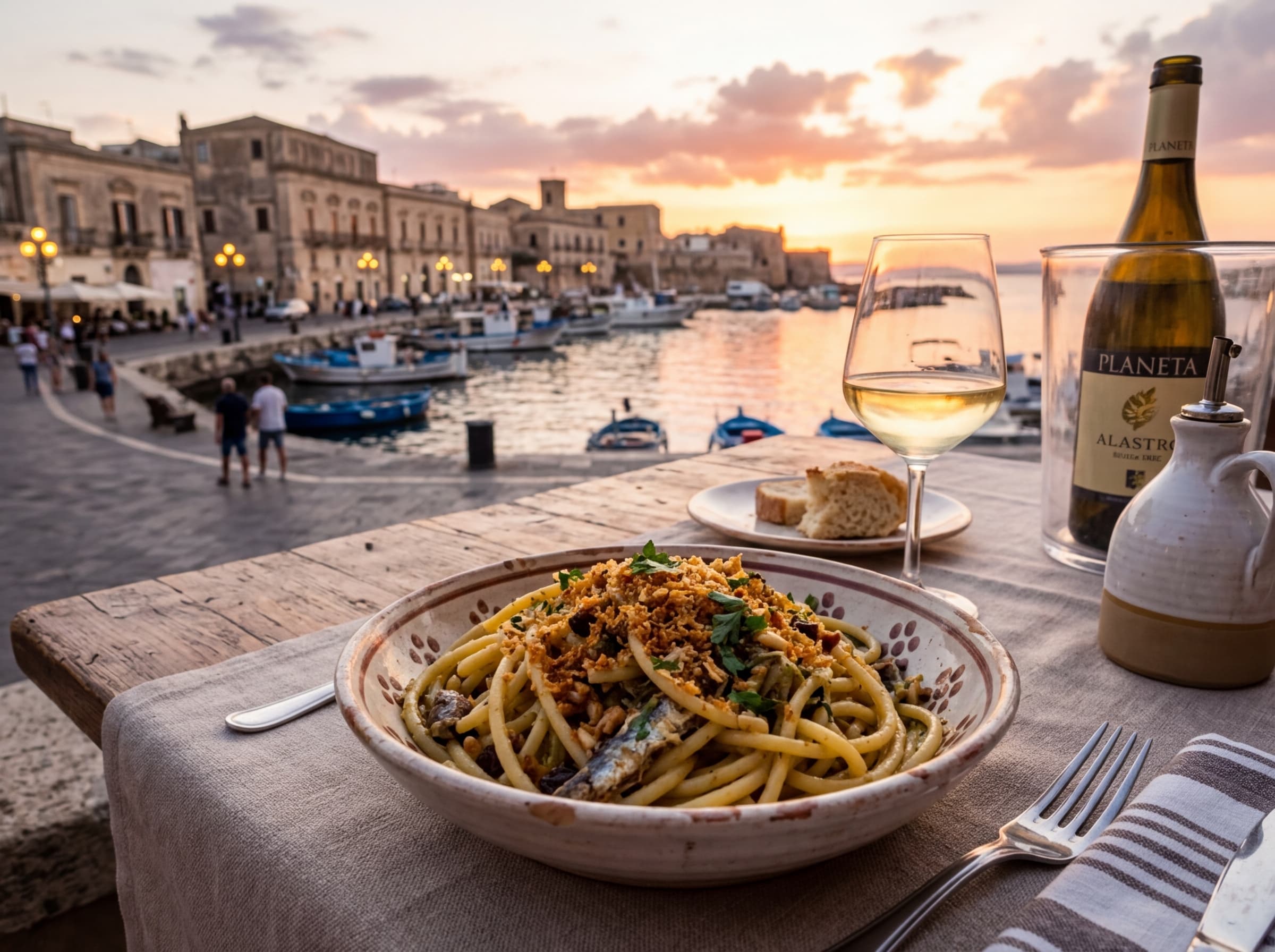 Pasta con le Sarde alla Siracusana