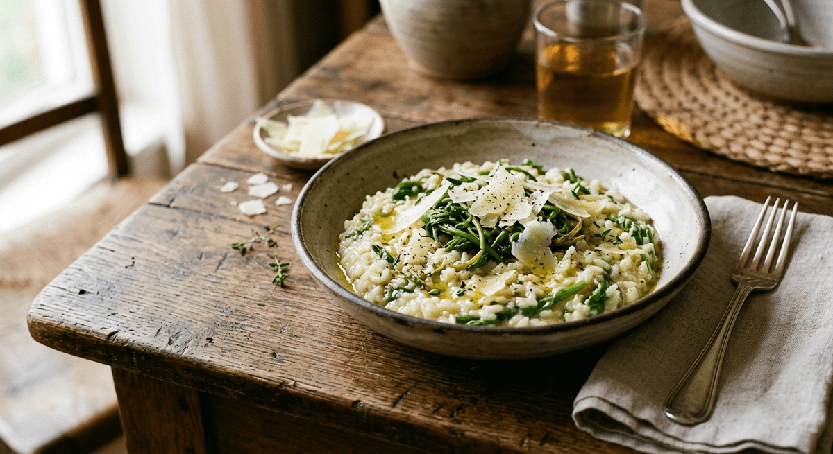 Risotto con i bruscandoli