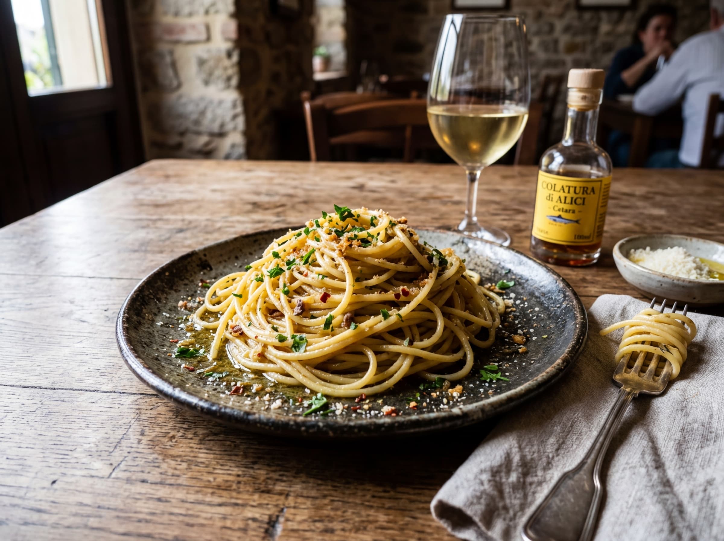 Spaghetti alla Colatura di Alici