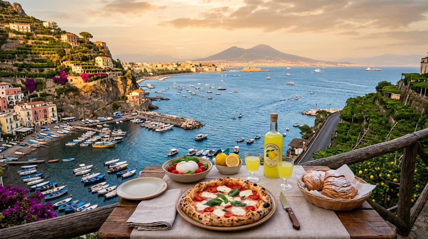 Vesuvio, mozzarella e tammurriata