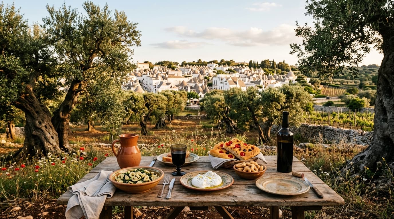 Orecchiette, trulli e pizzica