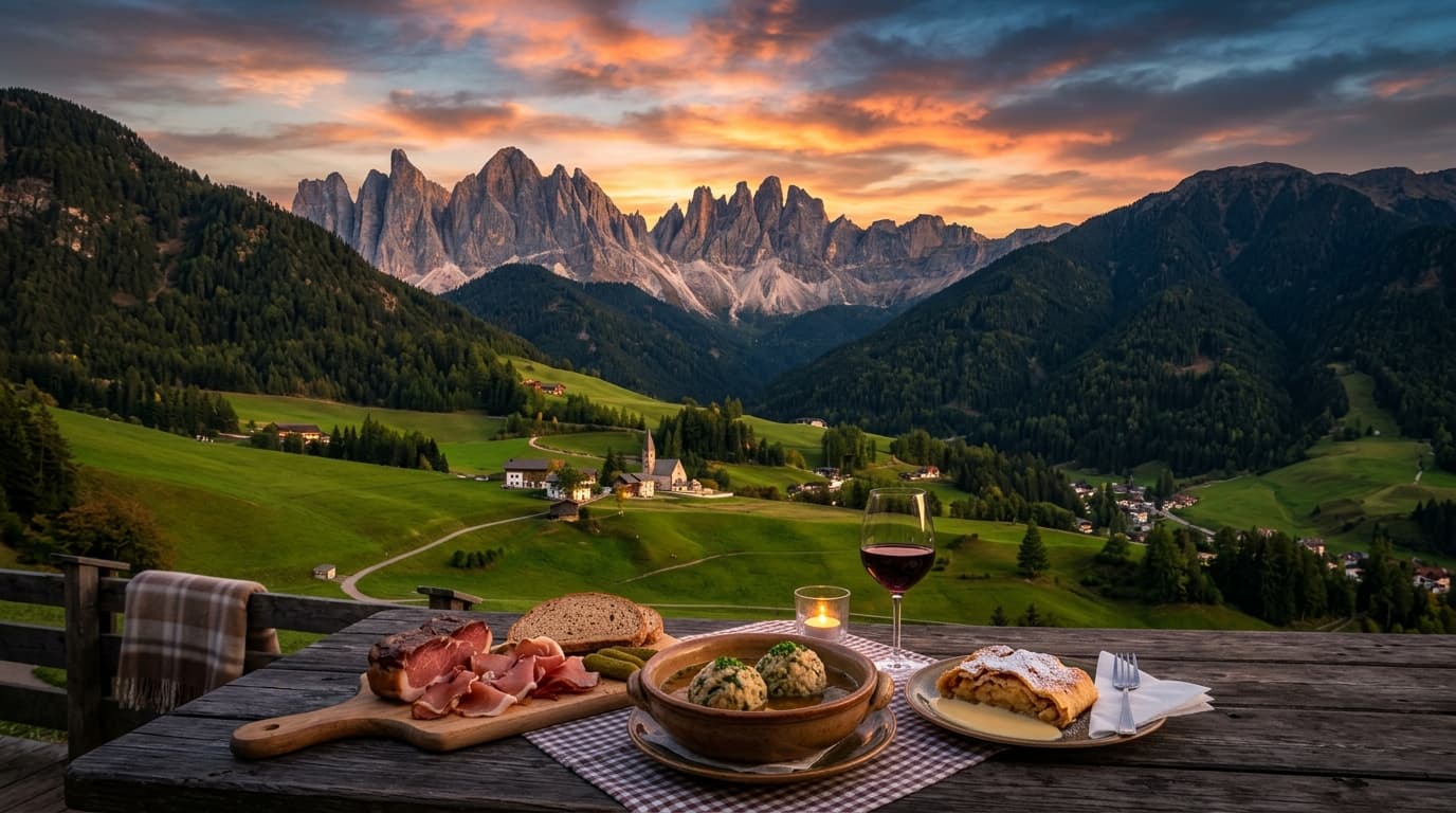Speck, canederli e malghe
