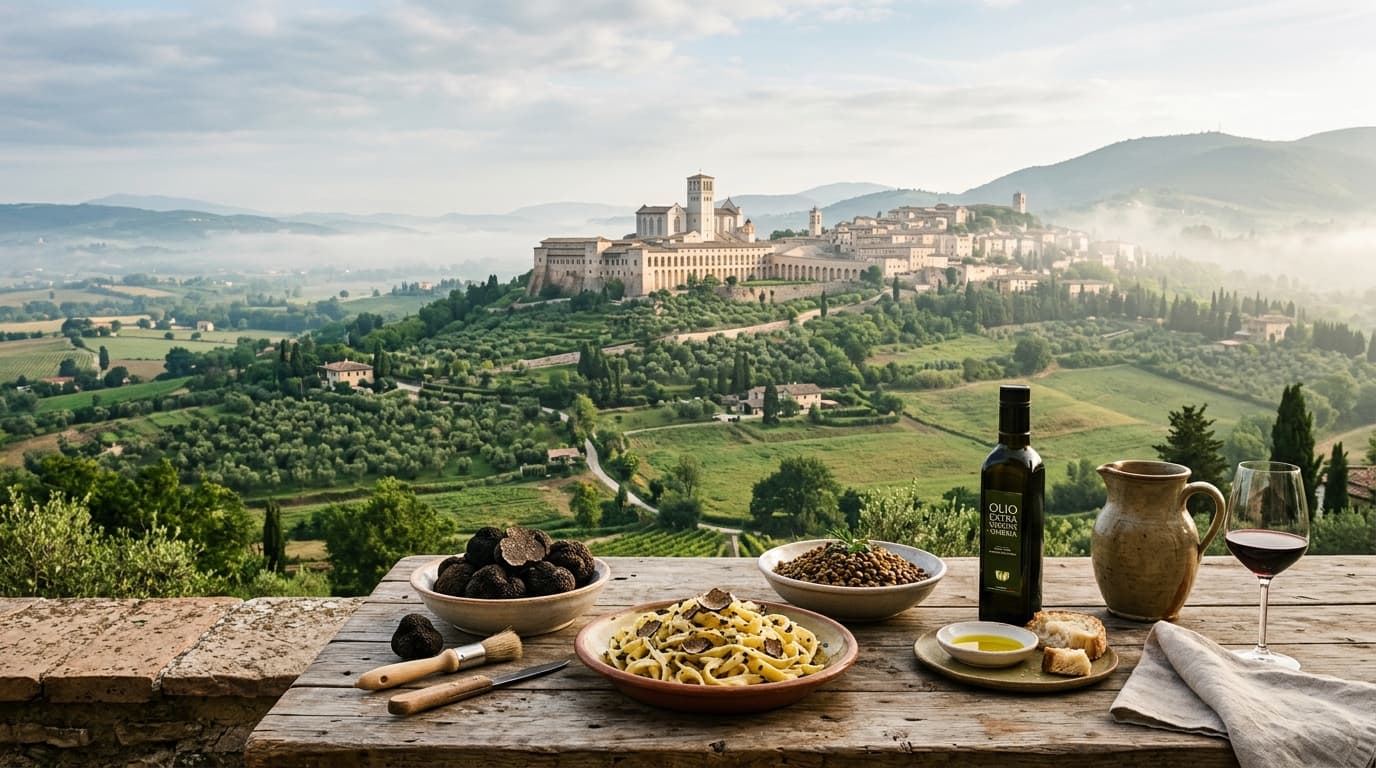 Tartufo, sagrantino e silenzio